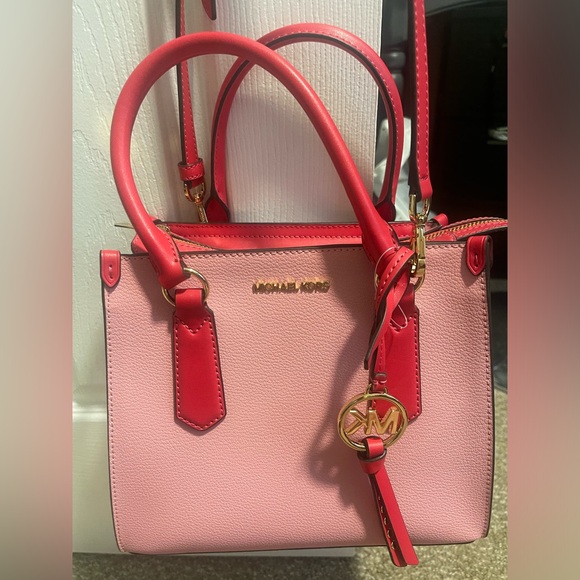 MICHAEL Michael Kors Handbags - Pink hot pink MichealKors Cross body purse new with tags